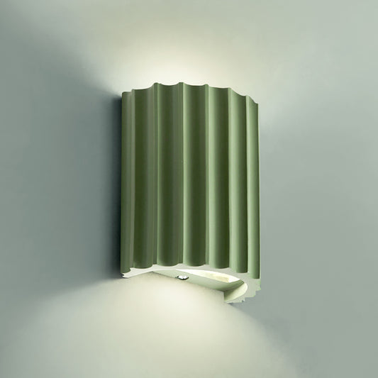 Aeyee Modern Wall Sconce, Up and Down Wall Mount Light, Cylinder Wall Light, Resin Hallway Corridor Entrance Wall Sconce Lamp