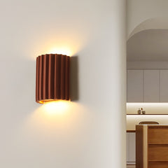 Modern Wall Sconce, Up and Down Wall Mount Light, Cylinder Wall Light, Resin Hallway Corridor Entrance Wall Sconce Lamp