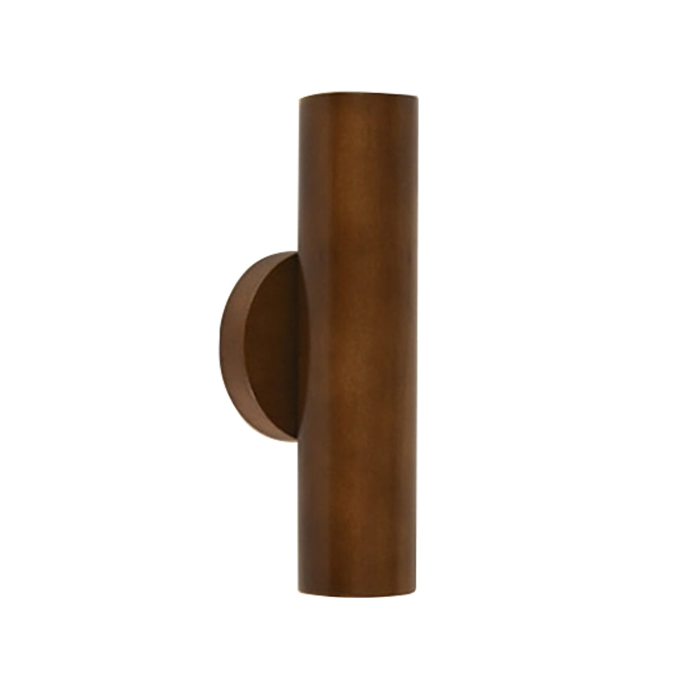 Aeyee Wood Wall Sconce, LED Wall Mounted Lamp, Dimmable Cylinder Wall Light for Stairway Bedroom