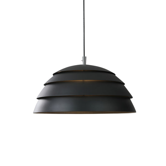 Aeyee Industrial Pendant Light Fixture, Dome Shaped Hanging Light, Adjustable Multilayered Ceiling Pendant Light