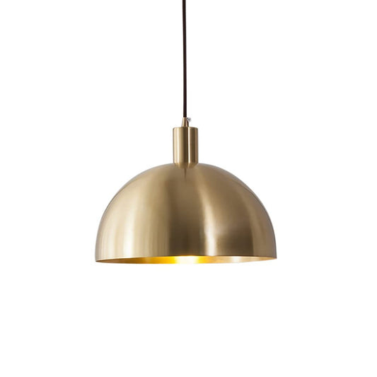 Aeyee Industrial Pendant Light Fixture, Brass Hanging Light, Adjustable Length Hanging Pendant Lamp