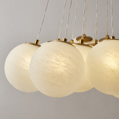 Aeyee Replacement Frosted Glass Shade, 5.9" Globe Shade