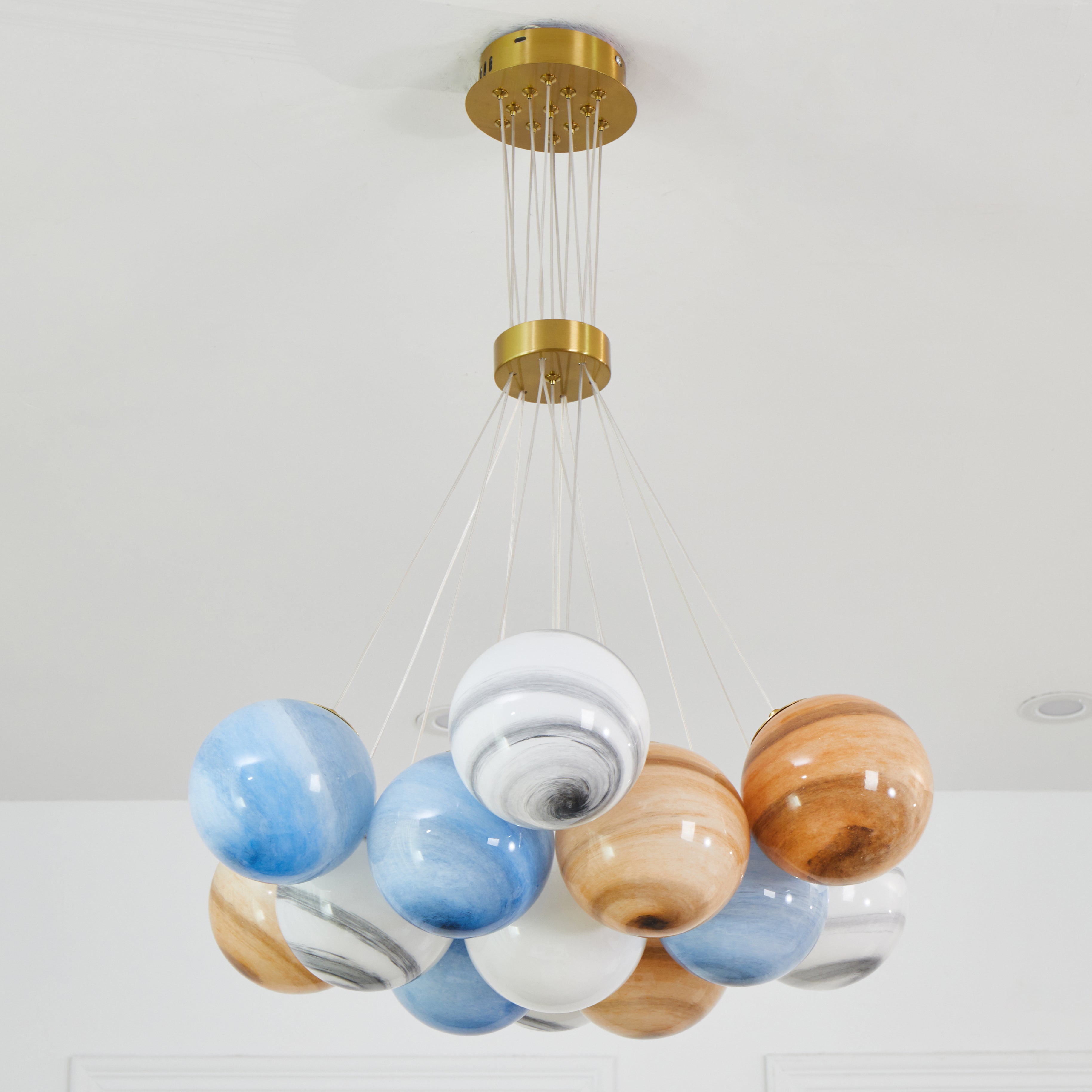 Unique Planet Chandelier- Aeyee Bubbles Ball Shape Pendant Light
