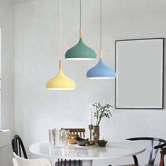 Aeyee Metal Pendant Light Fixture, Modern Hanging Light, Adjustable Small Chandeliers, Cute Kitchen Pendant Light