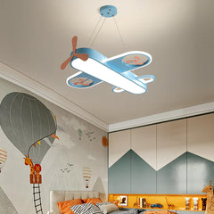 Aeyee Airplane Pendant Light Fixture, Dimmable Children's Bedroom Hanging Light, Cartoon Hanging Chandeliers