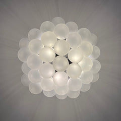 Modern Glass Chandelier - Aeyee Bubbles Ball Shape Pendant Light, 3 Lights DIY Hanging Light Fixture