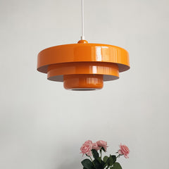 Aeyee Cake Shape Pendant Light Fixture, Modern Round Hanging Light, Multi Tiers Hanging Pendant Light for Bedroom Kitchen