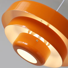 Aeyee Cake Shape Pendant Light Fixture, Modern Round Hanging Light, Multi Tiers Hanging Pendant Light for Bedroom Kitchen