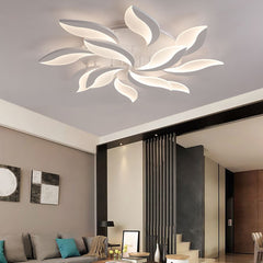 Aeyee Petal Flush Mount Ceiling Light, LED Dimmable Ceiling Light, Modern Flower Ceiling Lamp Fixture for Living Rooms, Dining Room