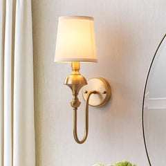 Aeyee Classy Wall Sconce, Modern Curving Arm Wall Light, Elegant Wall Mount Lamp for Mirror, Bedroom, Hallway