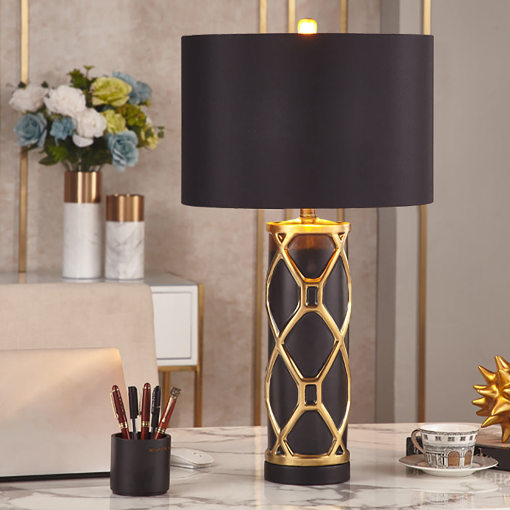 Aeyee Cylinder Ceramic Table Lamp