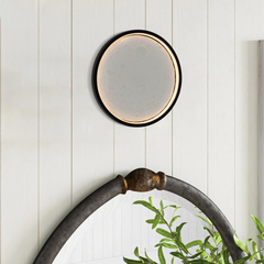 Sky Modern Moon Wall Sconce, Dimmable Moon Wall Light with Remote Control, Plug-in Wall Mounted Lighting for Bedroom Living Room Corridor