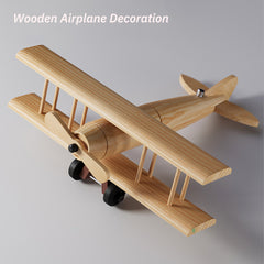 Aeyee Modern Airplane Flush Mount Ceiling Light, Glass Globe Chandelier, Wood Cartoon Boys Bedroom Ceiling Light Fixture