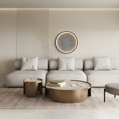 Sky Modern Moon Wall Sconce, Dimmable Moon Wall Light with Remote Control, Plug-in Wall Mounted Lighting for Bedroom Living Room Corridor