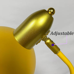 Aeyee Colorful Reading Light, Small Table Lamp with Pen Holder, Adjustable Desk Lamp for Bedroom Dorm Room Nightstand