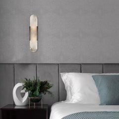 Aeyee Marble Wall Sconce, Modern Wall Mounted Lamp, Clean Design Wall Light for Stairway Bedroom