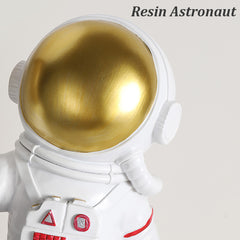 Aeyee Astronaut Table Lamp, Resin Night Light, Space Themed Table Light, Cute 3D Printed Moon Bedside Desk Lamp for Kids Bedroom, Nursery
