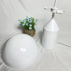 Aeyee Mushroom Bedside Lamp, Modern Table Lamp with Heavy Base, Dome Shaped Night Light, Accent Lamp for Bedroom Reading Nightstand