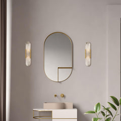 Aeyee Marble Wall Sconce, Modern Wall Mounted Lamp, Clean Design Wall Light for Stairway Bedroom