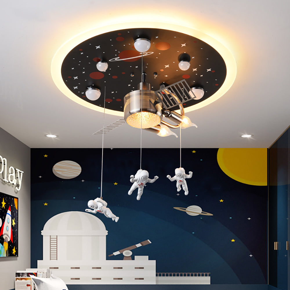 Cartoon Flush Mount Modern Decorative LED Ceiling Lamp For Kids Room