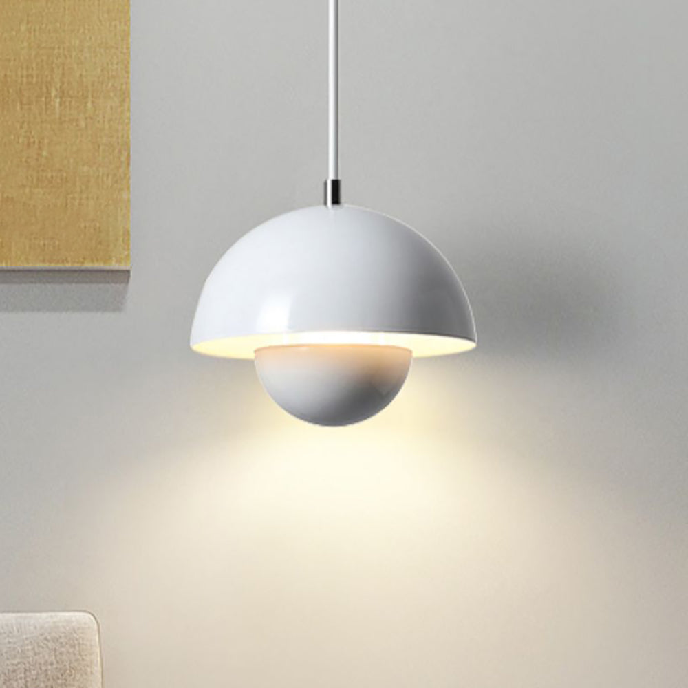 Aeyee Modern Dome Shape Pendant Light 1 Light Simple Metal Hanging Lam ...