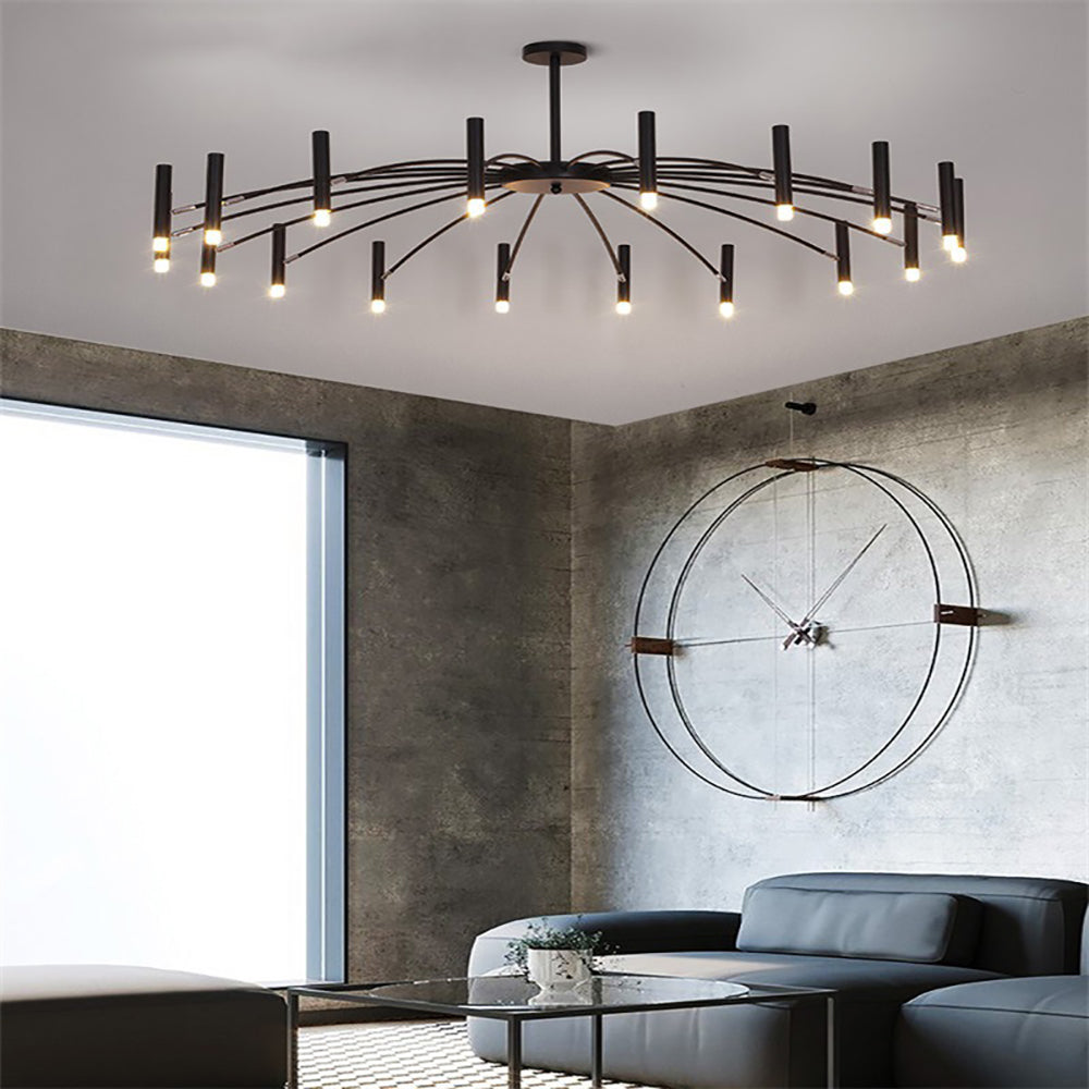 kitchen ceiling lights | 10 lights sputnik chandelier | black light fixture | living room lighting | bedroom lights | flush mount ceiling light - BONLICHT LIGHTING kitchen ceiling lights | 10 lights sputnik chandelier | black light fixture | living room lighting | bedroom lights | flush mount ceiling light - BONLICHT LIGHTING