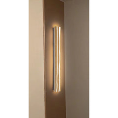 Aeyee Rustic LED Wall Sconce, Wood Wall Mounted Lamp, Dimmable Wall Light for Mirror, Bedroom, Hallway