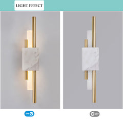 Aeyee LED Wall Sconce Lighting, Modern Vanity Light Fixture, 4000K Bath Light with Acrylic Shade