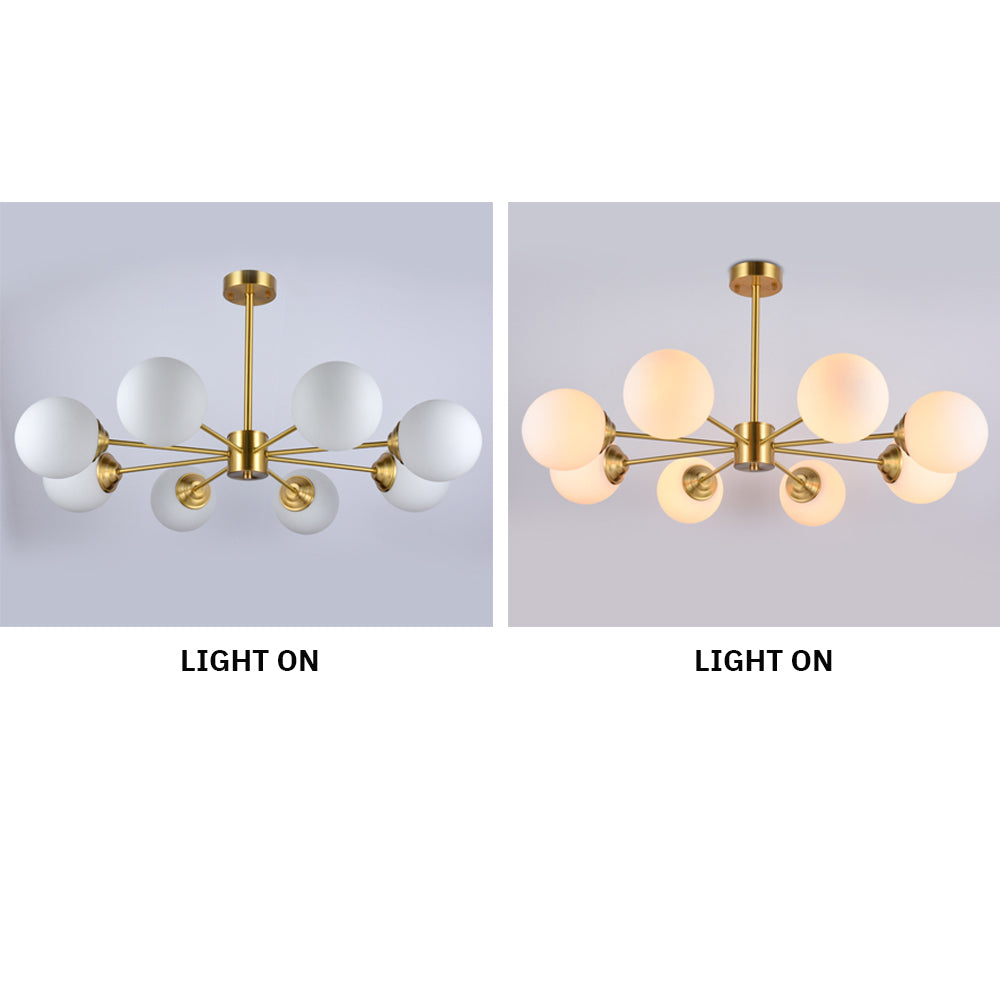 9-Light Sputnik Chandelier – 54.3 Farmhouse Brass Gold Ceiling Light, Adjustable Height, G9 Base, For Dining 9-Light Sputnik Chandelier – 54.3 Farmhouse Brass Gold Ceiling Light, Adjustable Height, G9 Base, For Dining