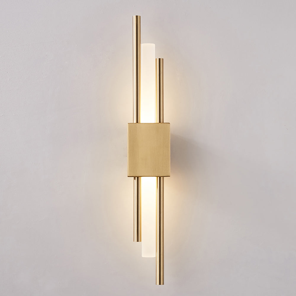 Aeyee LED Wall Sconce Lighting, Modern Vanity Light Fixture, 4000K Bath Light with Acrylic Shade