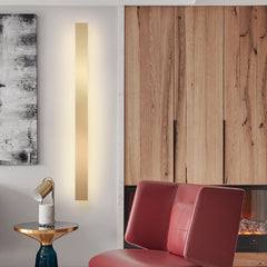 Modern LED Wall Sconce - Aeyee Bathroom Vanity Light Slim Gold Contemporary Light for Living Room, Bedroom, Hallways