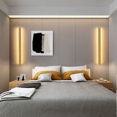 Modern LED Wall Sconce - Aeyee Bathroom Vanity Light Slim Gold Contemporary Light for Living Room, Bedroom, Hallways