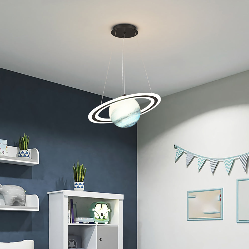 Kids Room LED Chandeliers UFO Shape 6 Lights Hanging Pendant Lighting  Fixtures