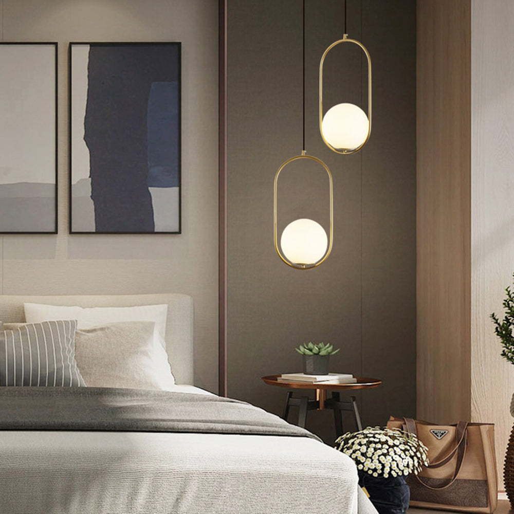 Modern Glass Hanging Lamp Aeyee Light Modern Gold Pendant