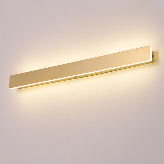 Modern LED Wall Sconce - Aeyee Bathroom Vanity Light Slim Gold Contemporary Light for Living Room, Bedroom, Hallways